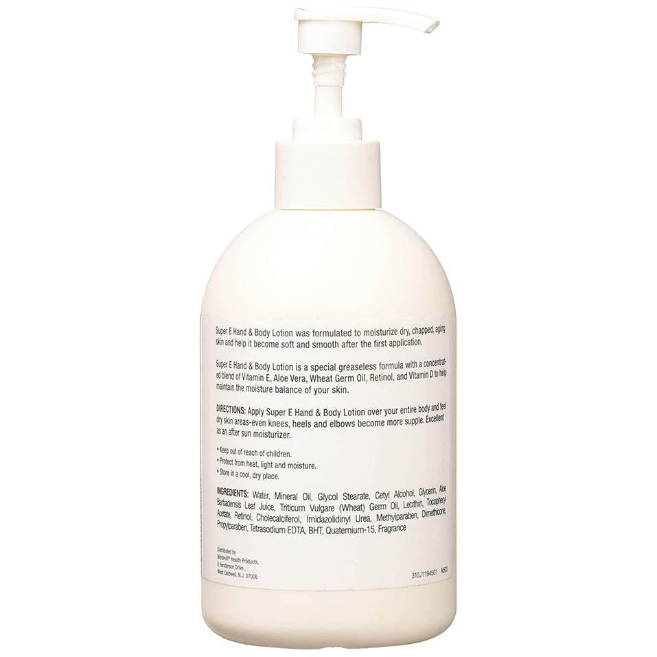 Super E Hand and Body Lotion, 16 oz.