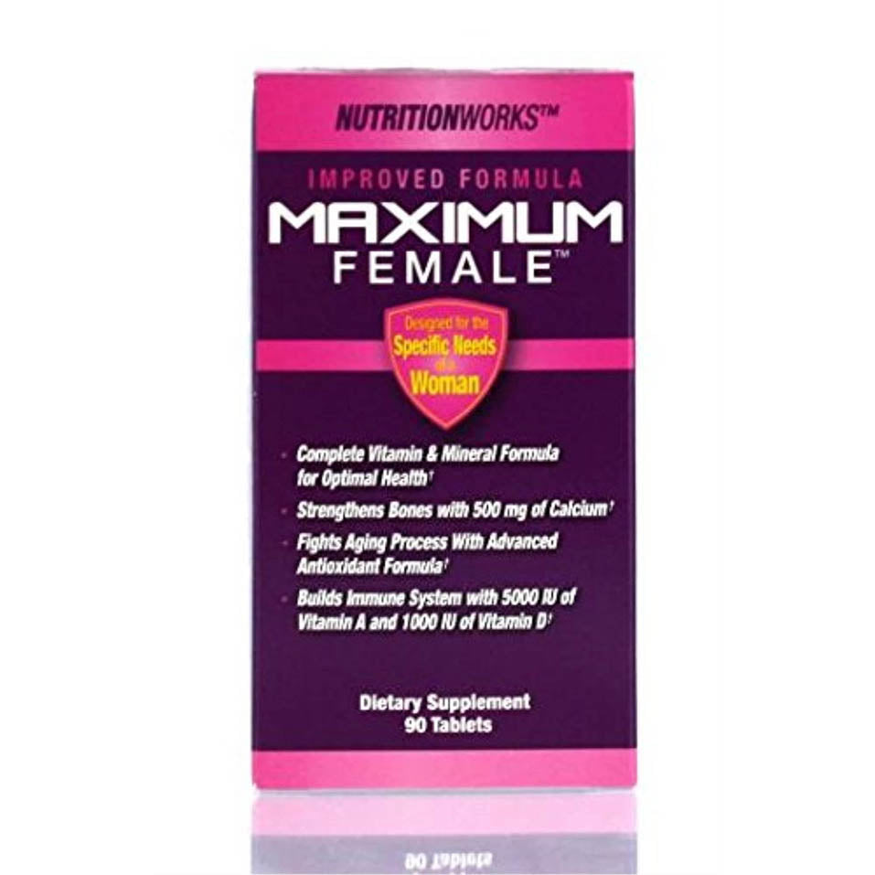 Maximum Female Improved Complete Nutritional Formula Tablets - 90 Tablets