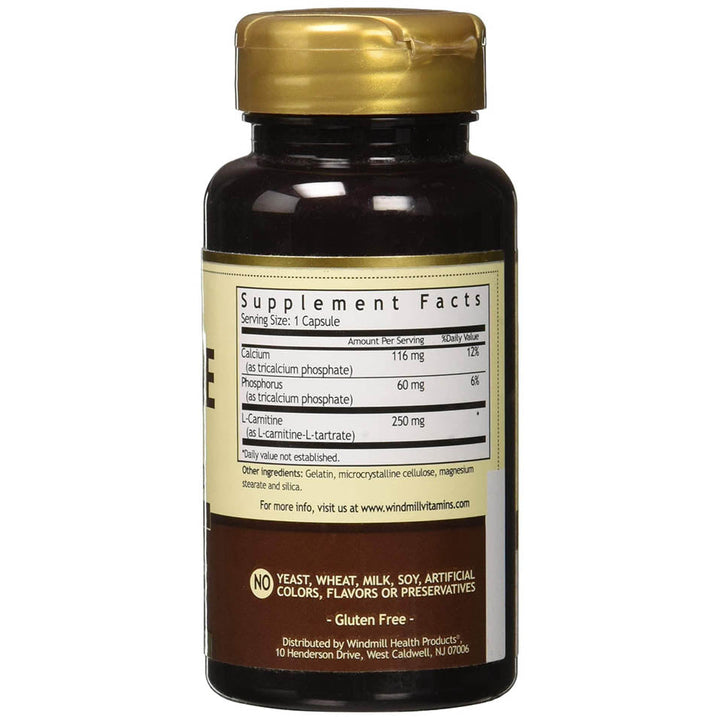 L-CARNITINE CAPS 250 MG WMILL Size: 50