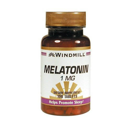 Windmill- Melatonin, 1mg, 100 Tablets (Pack 1)