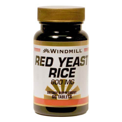 Windmill Red Yeast Rice 600 mg Tabs, 60 ct