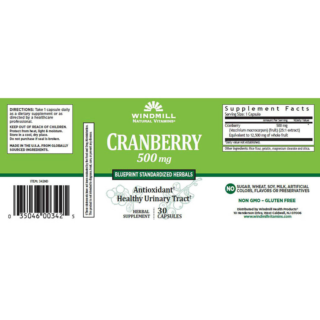 Cran MAX Cranberry Cap WMILL, Extract 30 Cap