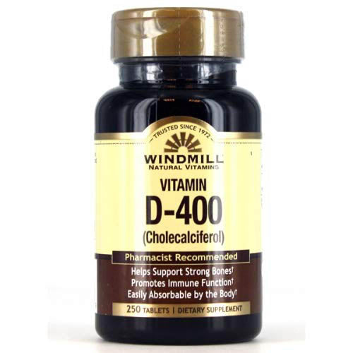 Vitamins D-400 Tabs 250'S Windmill