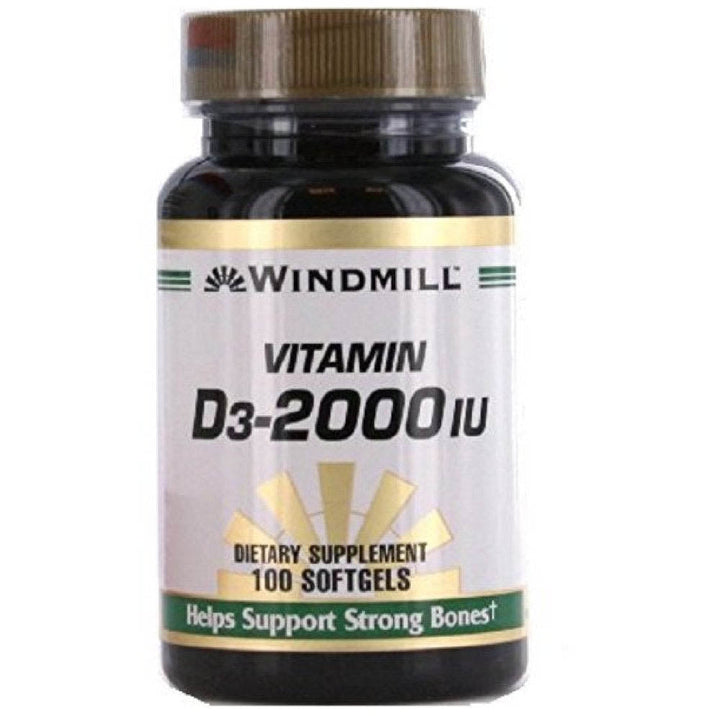 VIT D 2000 IU SOFTGELS WMILL 100