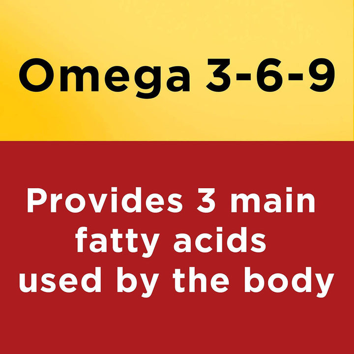 Nature Made Triple Omega 3 6 9, Fish Oil as Ethyl Esters and Plant-Based Oils, Healthy Heart Support, 150 Softgels, 50 Day Supply