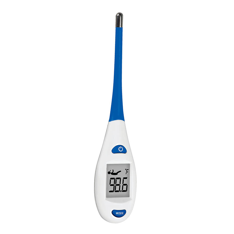 Veridian 08-363 2-Second Digital Thermometer, 0.63" x 0.73" LCD Display Resolution, Automatic Shut-Off Approximately After 1 Minute of Non-use, Low-battery Indicator, Latex-free