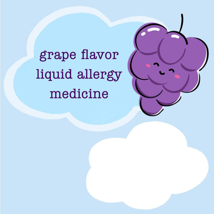 Childrenâ€™s Oral Solution, Grape Flavor, Non-Drowsy 24h Relief of Sneezing, Runny Nose, Itchy Watery Eyes, Itchy Throat or Nose, Antihistamine, Indoor & Outdoor Allergies