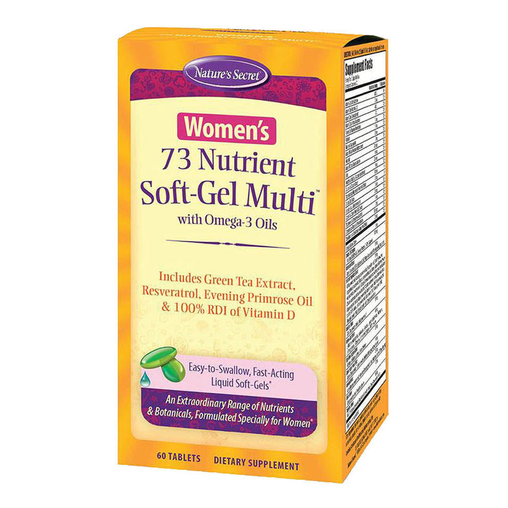 Nature's Secret Women's 73 Nutrient Soft-Gel Multi Vitamin, 60-Count