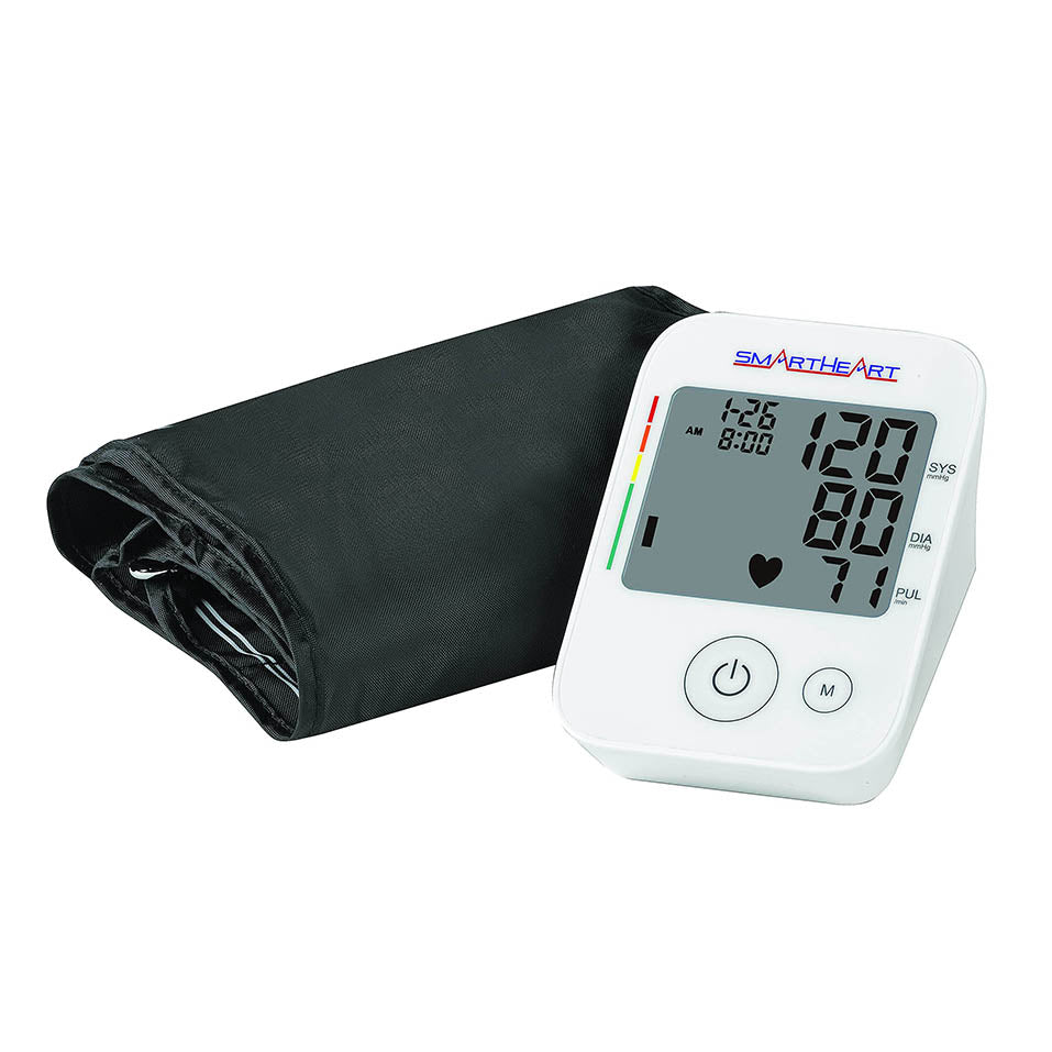 Heartsmart Blood Pressure Monitor | Wide Range Arm Cuff | Intelligent Inflation Technology | 2-Person Memory, (01-553)