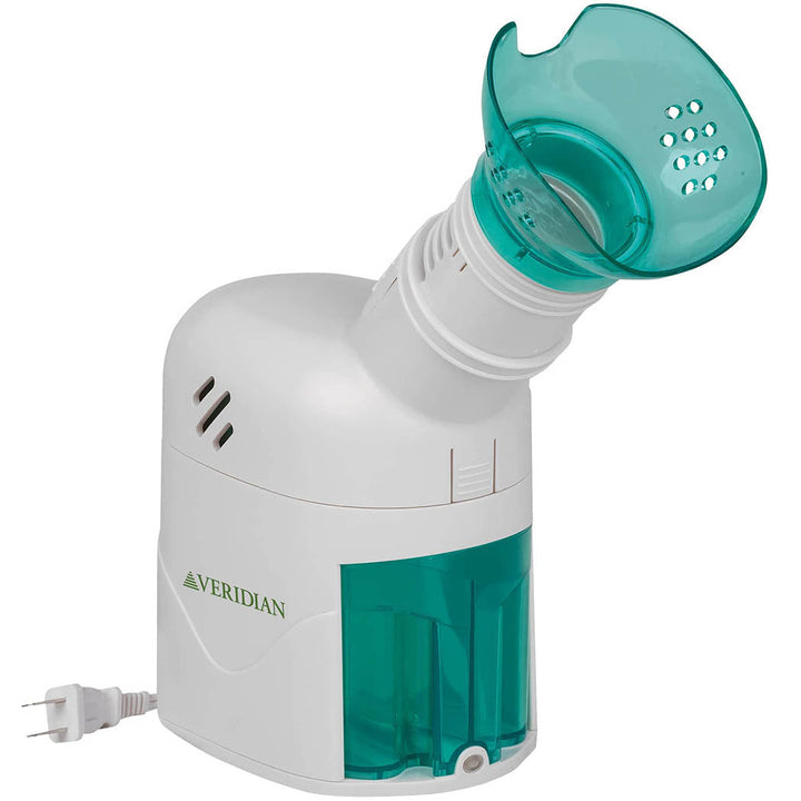 Veridian Healthcare Steam Inhaler Respiratory Vapor Therapy, Green, 1 Count (Pack of 1)