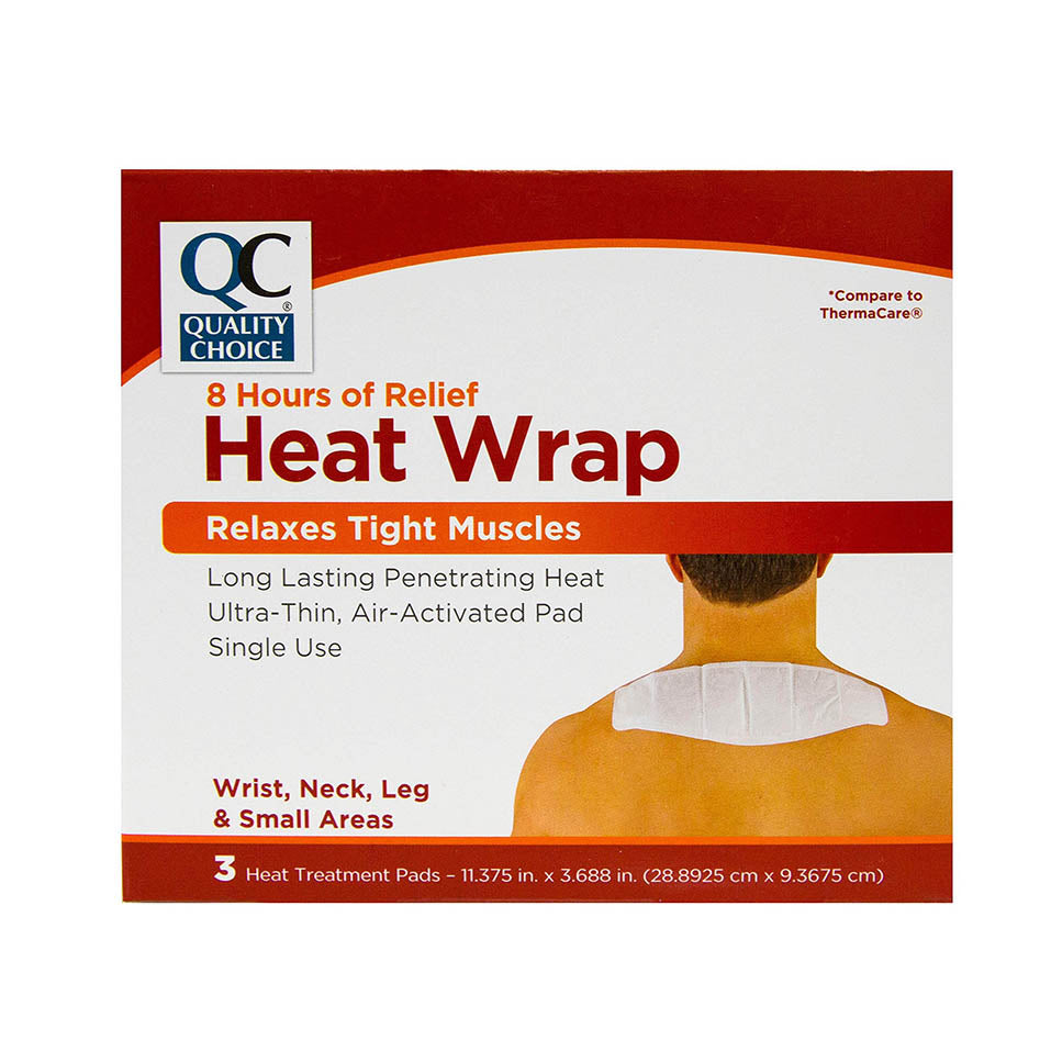 PACK OF 3 EACH QC HEAT WRAP NECK/SHOULDER 3EA PT#63551595790