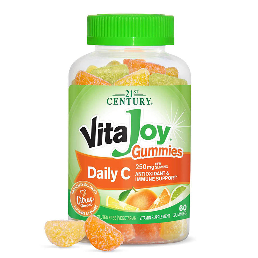 21st Century VitaJoy Daily C 250 mg Gummies, Citrus, 60 Count