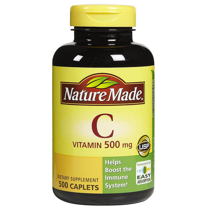 Nature Made Vitamin C 500 mg 500 count Caplets