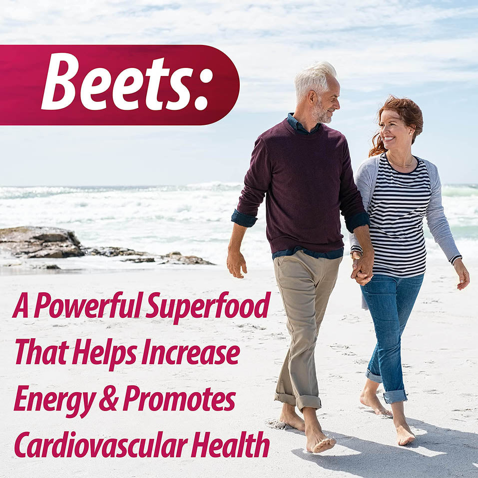 Country Farms Bountiful Beets Root Capsules, Wholefood Beet Extract Superfood, Natural Nitric Oxide Booster, Circulation and Immune Support, 90 Count, 90 Servings