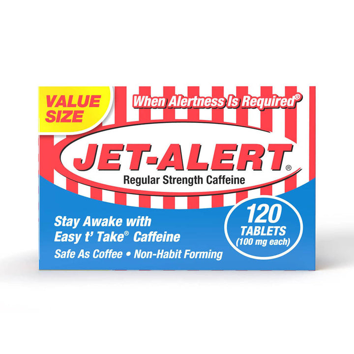 Jet-Alert 100 MG Each Caffeine Tab 120 Count