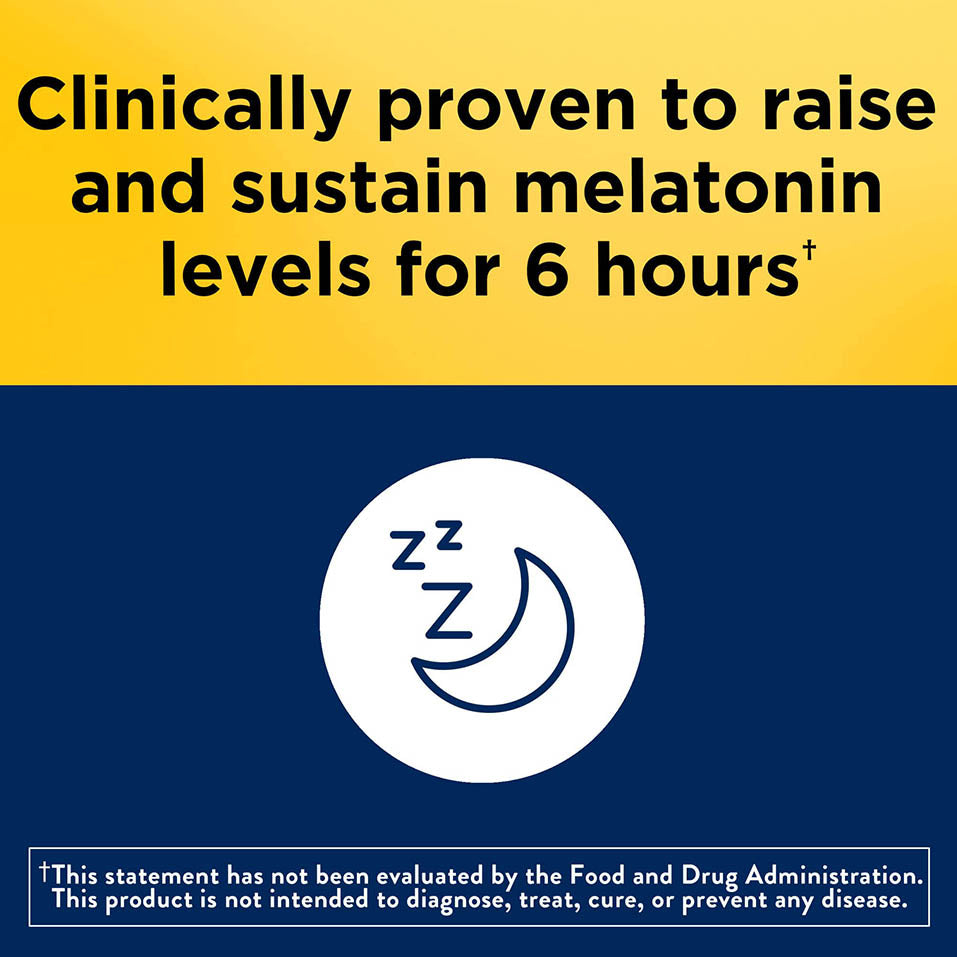 Nature Made Melatonin 4mg Extended Release Tablets, 100% Drug Free Sleep Aid for Adults, 90 Count, 90 Day Supply