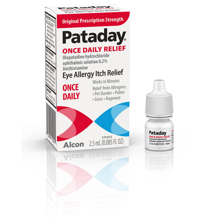 Pataday Once Daily Relief Allergy Eye Drops by Alcon, for Eye Allergy Itch Relief, 2.5 ml