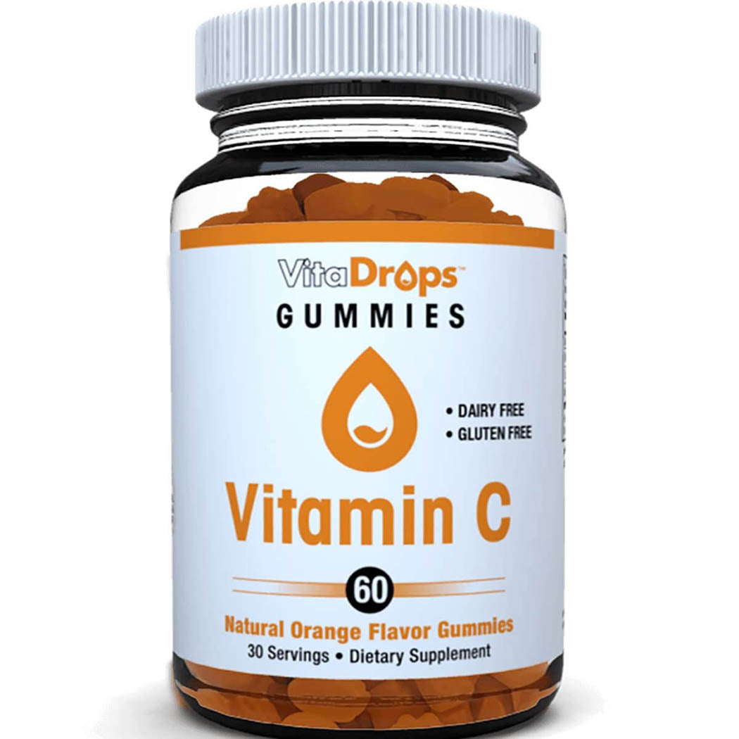 Windmill Health Products Vitadrops Vitamin C Gummy - Natural Orange 125 mg 60 Gummies