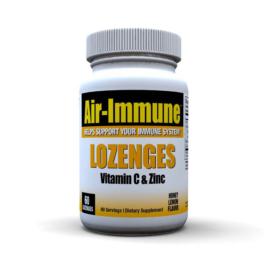 Air Immune Logenges with Vitamin C and Zinc, Supports Immune System, Potent Antioxidants, 60 Lozenges, 60 Servings