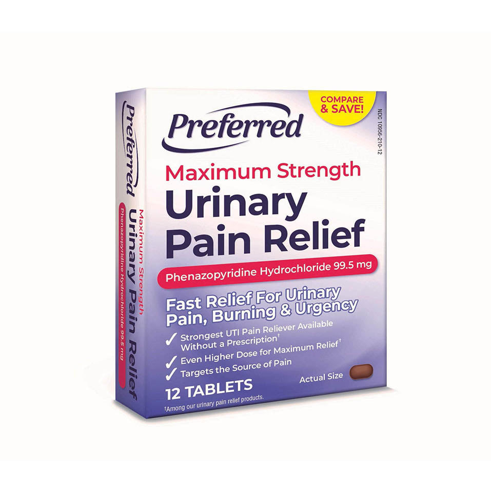 Preferred Maximum Strength Urinary Pain Relief 12ct